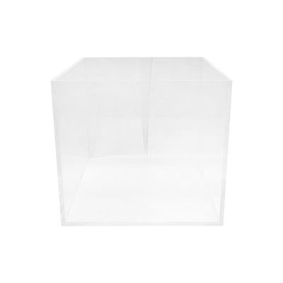8'' x 8'' 5 Sided Lucite Acrylic Cube Bin Fixture Display Retail Store