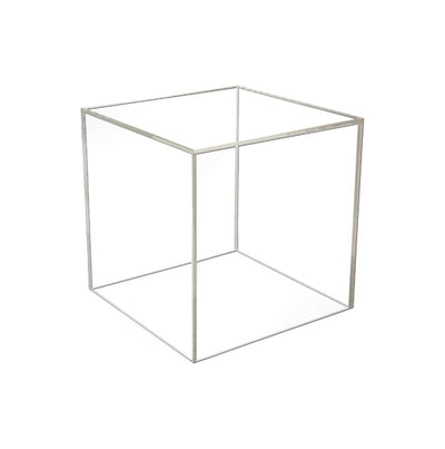 8'' x 8'' 5 Sided Lucite Acrylic Cube Bin Fixture Display Retail Store