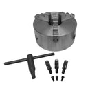 8-inch 3 Jaw Self Centering Scroll Lathe Chuck D1-4 Direct Mounting 3 Reversible Jaws