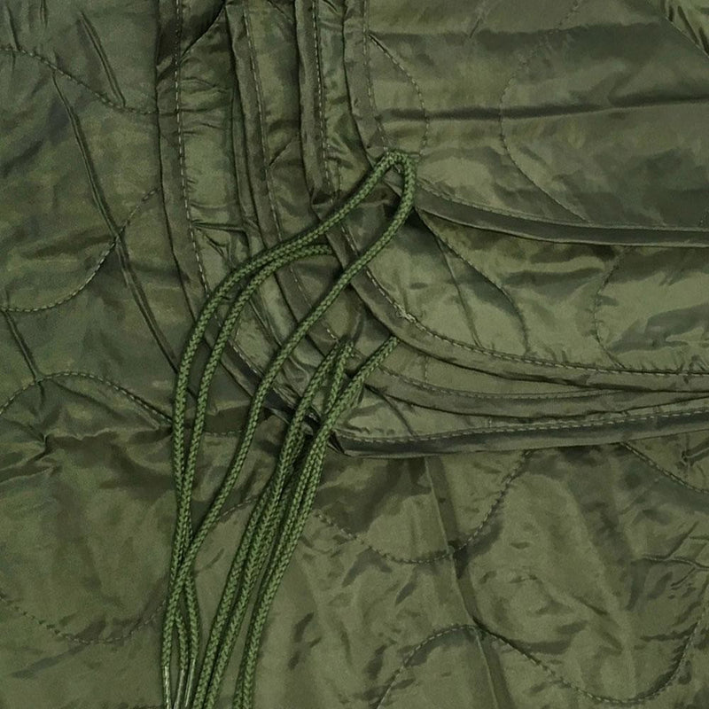 86" OD Green G.I Style Poncho Liner Nylon Ripstop  Sleeping Bag Blanket Sleeping Gear Hike Camping