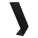 8" x 4-3/4" Black Velvet Large Ramp Necklace Display Holder – Jewelry Showcase Stand for Pendants & Chains
