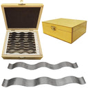 9 Pair Wavy Parallel Set .0002'' Harden Steel Machinist Tool 1/2 to 1-1/2 Gages