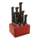 9 PC BORING BAR 1/2" Shank 50RC Bore C6 Carbide Tip