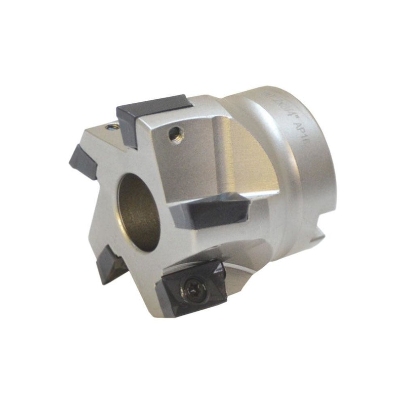 90 Degree Indexable Face Mill Cutter 2" x 3/4" 5 Flute APMT APKT CNC Insert Lathe Tool Bit