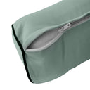 AD-002 Contrast Piped Trim Medium 24x6 Bolster Pillow Slip Cover Only