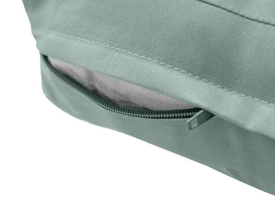 AD002 Contrast Piped Trim Large 26x30x6 Deep Seat + Back Slip Cover Only Outdoor Polyester