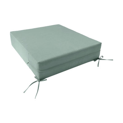 AD002 Knife Edge Large 26x30x6 Deep Seat Back Cushion Slip Cover Set