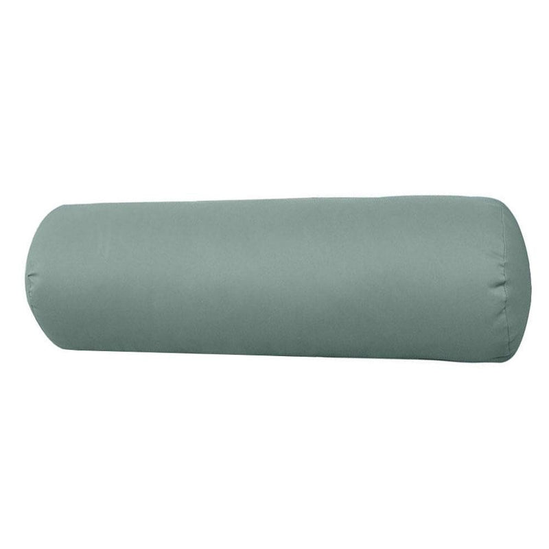 AD002 Knife Edge Large 26x30x6 Outdoor Deep Seat Back Rest Bolster Cushion Insert Slip Cover Set