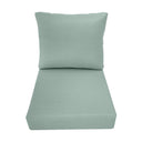 AD002 Knife Edge Medium Deep Seat + Back Slip Cover Only Outdoor Polyester