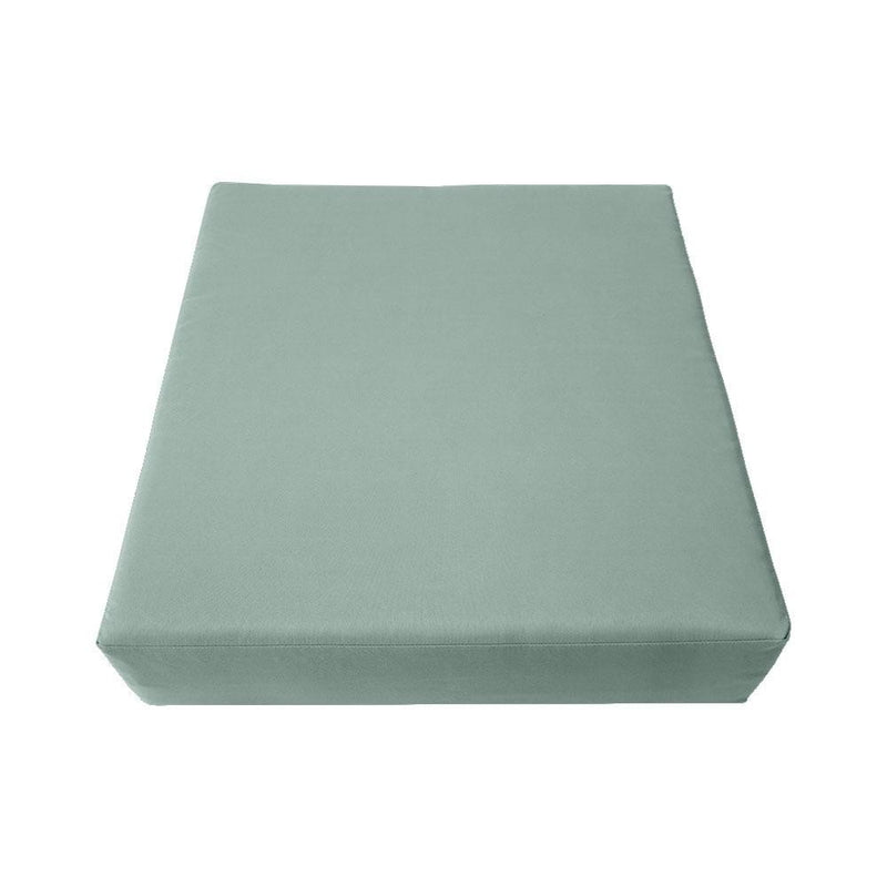 AD002 Knife Edge Medium Deep Seat + Back Slip Cover Only Outdoor Polyester