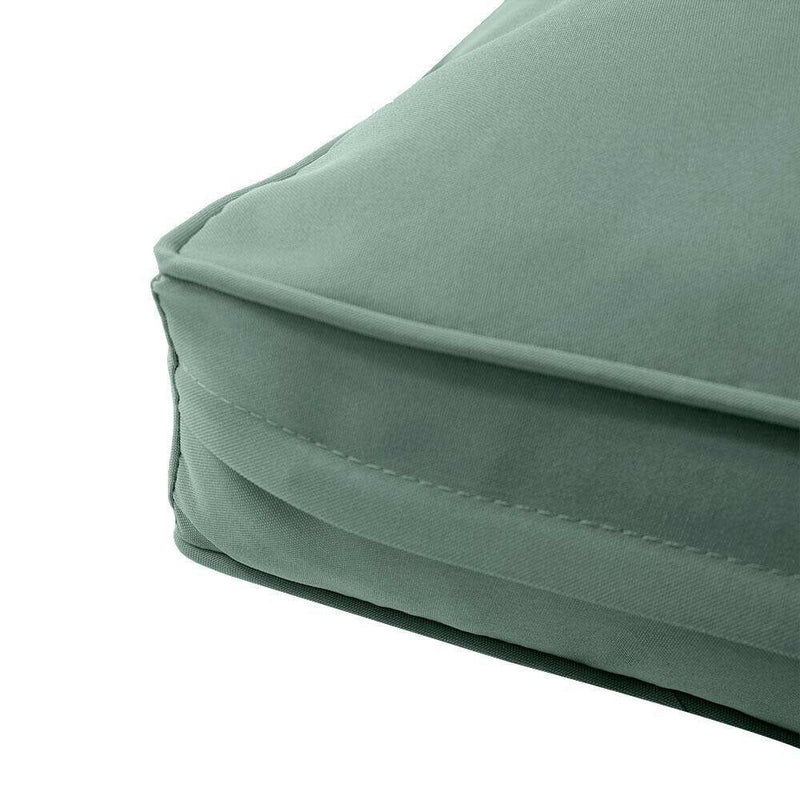 AD002 Piped Trim Large 26x30x6 Deep Seat + Back Slip Cover Only Outdoor Polyester