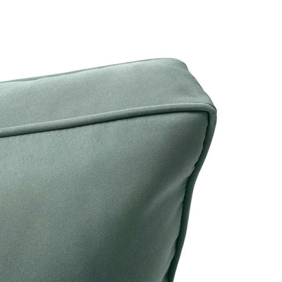 AD002 Piped Trim Large 26x30x6 Deep Seat + Back Slip Cover Only Outdoor Polyester