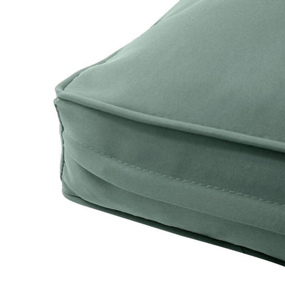 AD002 Piped Trim Medium 24x26x6 Deep Seat + Back Slip Cover Only Outdoor Polyester