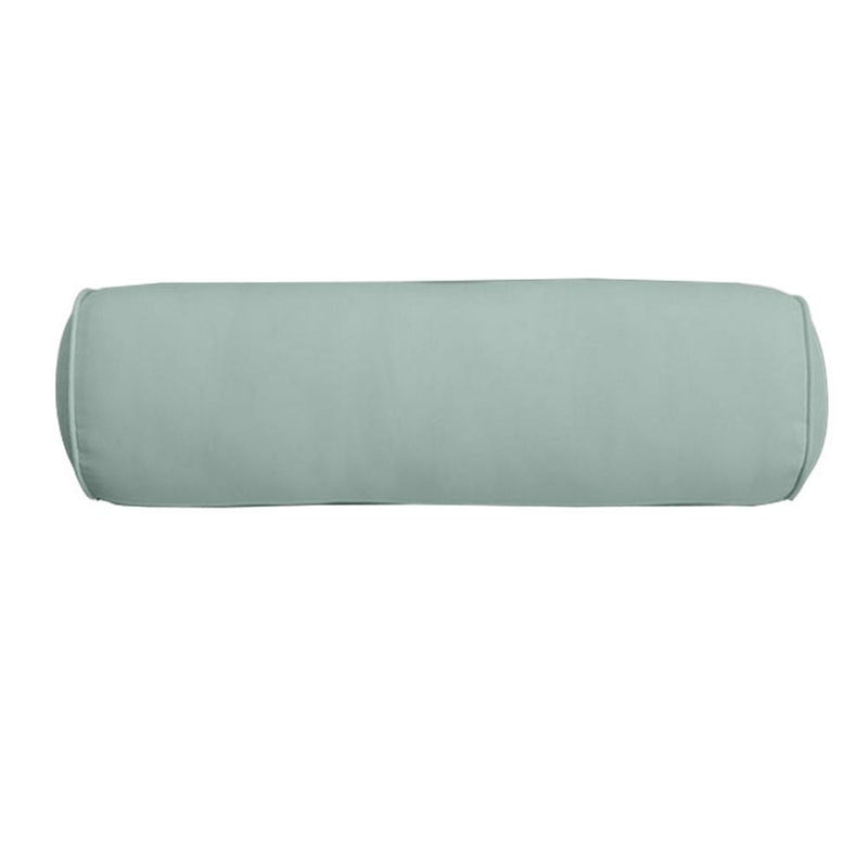 AD002 Piped Trim Medium 24x6 Bolster Pillow Slip Cover Only