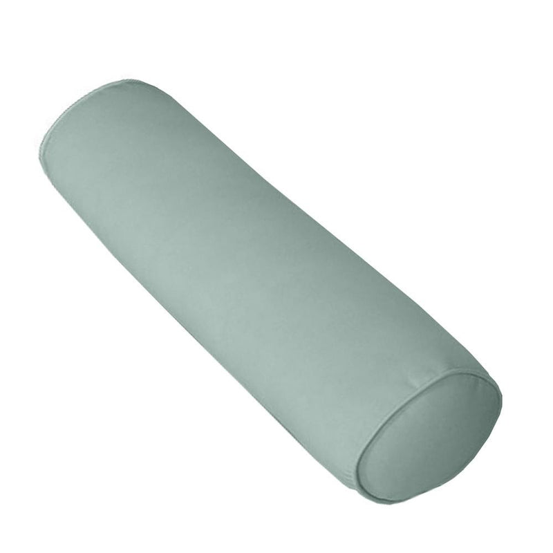 AD002 Piped Trim Medium 24x6 Bolster Pillow Slip Cover Only