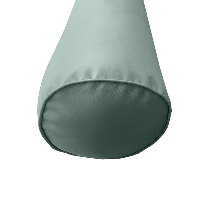 AD002 Piped Trim Medium 24x6 Bolster Pillow Slip Cover Only