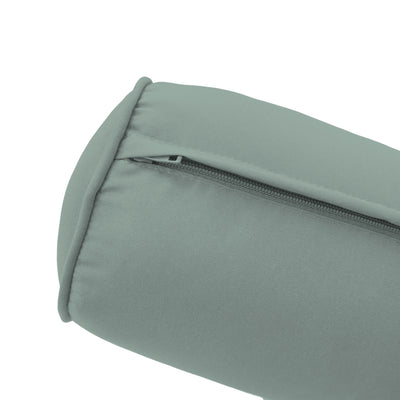 AD002 Piped Trim Medium 24x6 Bolster Pillow Slip Cover Only