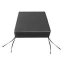 AD003 Contrast Piped Trim Medium 24x26x6 Deep Seat + Back Slip Cover Only Outdoor Polyester