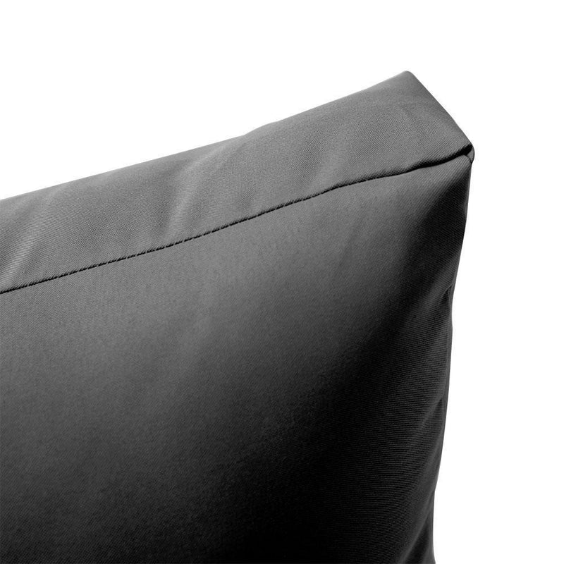 AD003 Knife Edge Large 26x30x6 Deep Seat + Back Slip Cover Only Outdoor Polyester