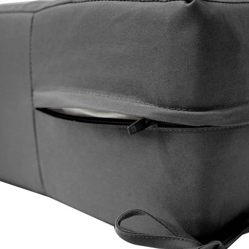 AD003 Knife Edge Small 23x24x6 Deep Seat + Back Slip Cover Only Outdoor Polyester