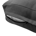 AD003 Knife Edge Small 23x24x6 Deep Seat Back Cushion Slip Cover Set
