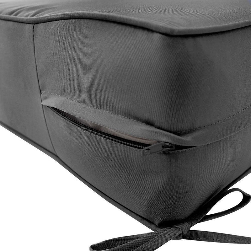 AD003 Pipe Trim Small Deep Seat + Back Slip Cover Only Outdoor Polyester 23x24x6