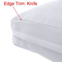 AD005 Knife Edge 6" Twin-XL Mattress Size 80x39x6 Outdoor Daybed Fitted Sheet Slip Cover Only