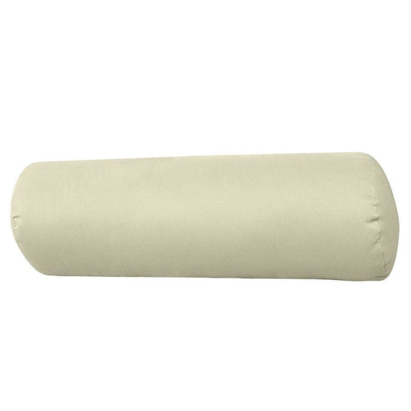 AD005 Knife Edge Large 26x30x6 Outdoor Deep Seat Back Rest Bolster Cushion Insert Slip Cover Set