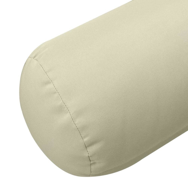 AD005 Knife Edge Large 26x6 Bolster Pillow Slip Cover Only