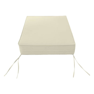 AD005 Pipe Trim Small 23x24x6 Outdoor Deep Seat Back Rest Bolster Cushion Insert Slip Cover Set