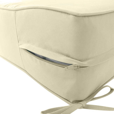 AD005 Piped Trim Large 26x30x6 Deep Seat + Back Slip Cover Only Outdoor Polyester