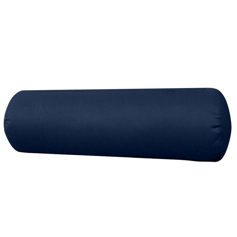 AD101 Knife Edge Large 26x30x6 Outdoor Deep Seat Back Rest Bolster Cushion Insert Slip Cover Set