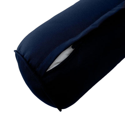 AD101 Pipe Trim Medium 24x26x6 Outdoor Deep Seat Back Rest Bolster Cushion Insert Slip Cover Set