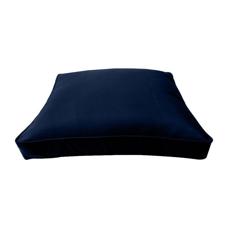 AD101 Piped Trim Medium 24x26x6 Deep Seat + Back Slip Cover Only Outdoor Polyester