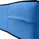 AD102 Contrast Piped Trim Medium 24x26x6 Deep Seat + Back Slip Cover Only Outdoor Polyester