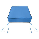 AD102 Contrast Piped Trim Medium 24x26x6 Deep Seat + Back Slip Cover Only Outdoor Polyester
