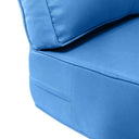 AD102 Pipe Trim Small 23x24x6 Deep Seat Back Cushion Slip Cover Set