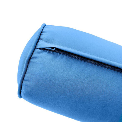 AD102 Piped Trim Medium 24x6 Bolster Pillow Slip Cover Only