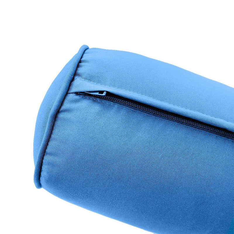 AD102 Piped Trim Medium 24x6 Bolster Pillow Slip Cover Only