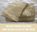 AD103 Contrast Pipe Trim Small 23x24x6 Deep Seat Back Cushion Slip Cover Set