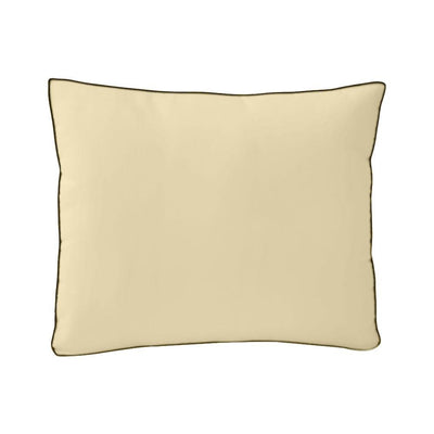 AD103 Contrast Piped Trim Medium 24x26x6 Deep Seat Back Cushion Slip Cover Set
