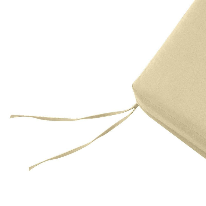 AD103 Knife Edge Large 26x30x6 Deep Seat Back Cushion Slip Cover Set