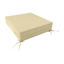 AD103 Knife Edge Small 23x24x6 Deep Seat Back Cushion Slip Cover Set