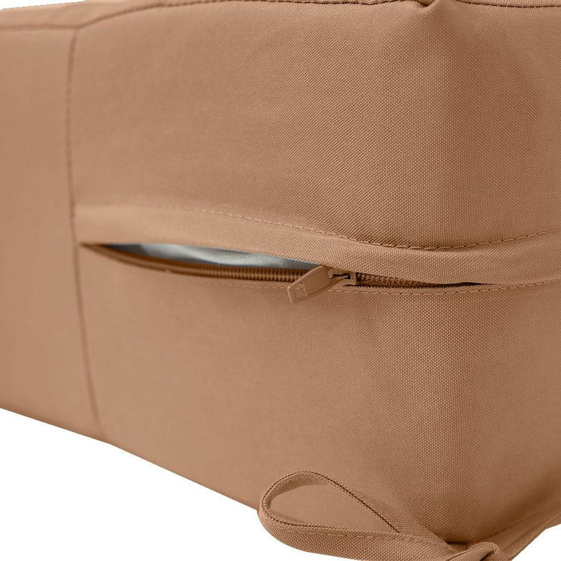 AD104 Knife Edge Large 26x30x6 Deep Seat Back Cushion Slip Cover Set