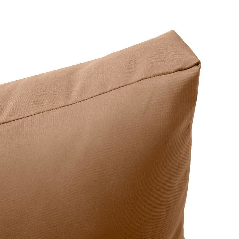 AD104 Knife Edge Large 26x30x6 Deep Seat Back Cushion Slip Cover Set