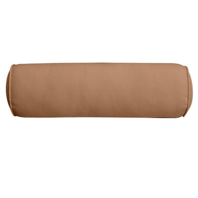 AD104 Pipe Trim Large 26x30x6 Outdoor Deep Seat Back Rest Bolster Cushion Insert Slip Cover Set