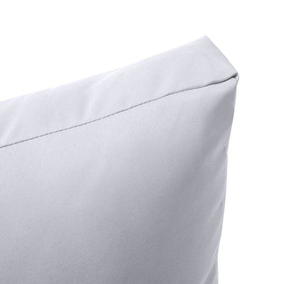 AD105 Knife Edge Large 26x30x6 Deep Seat Back Cushion Slip Cover Set