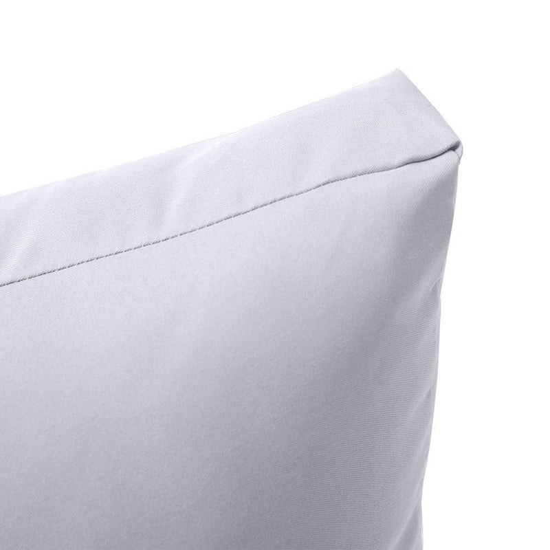 AD105 Knife Edge Large 26x30x6 Deep Seat Back Cushion Slip Cover Set