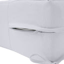 AD105 Knife Edge Small 23x24x6 Outdoor Deep Seat Back Rest Bolster Cushion Insert Slip Cover Set