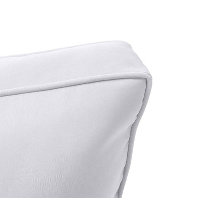 AD105 Pipe Trim Small 23x24x6 Deep Seat Back Cushion Slip Cover Set